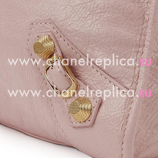 Balenciage Gaint 12 Work Lambskin Gold hardware Bag CandyPink B5176624