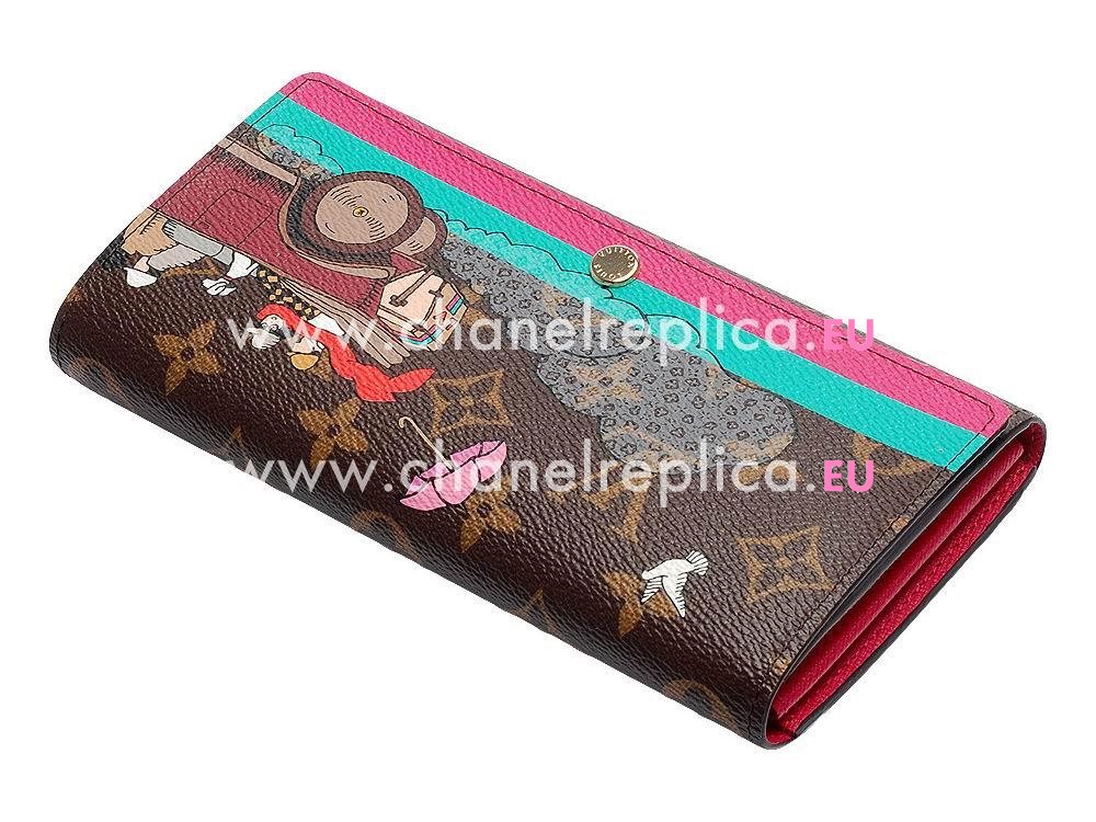 Louis Vuitton Monogram Canvas Sarah Wallet Evasion M61359