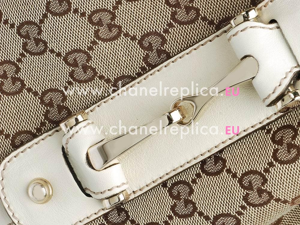 GUCCI PELHAM MEDIUM SHOULDER BAG IN WHITE G137621-W