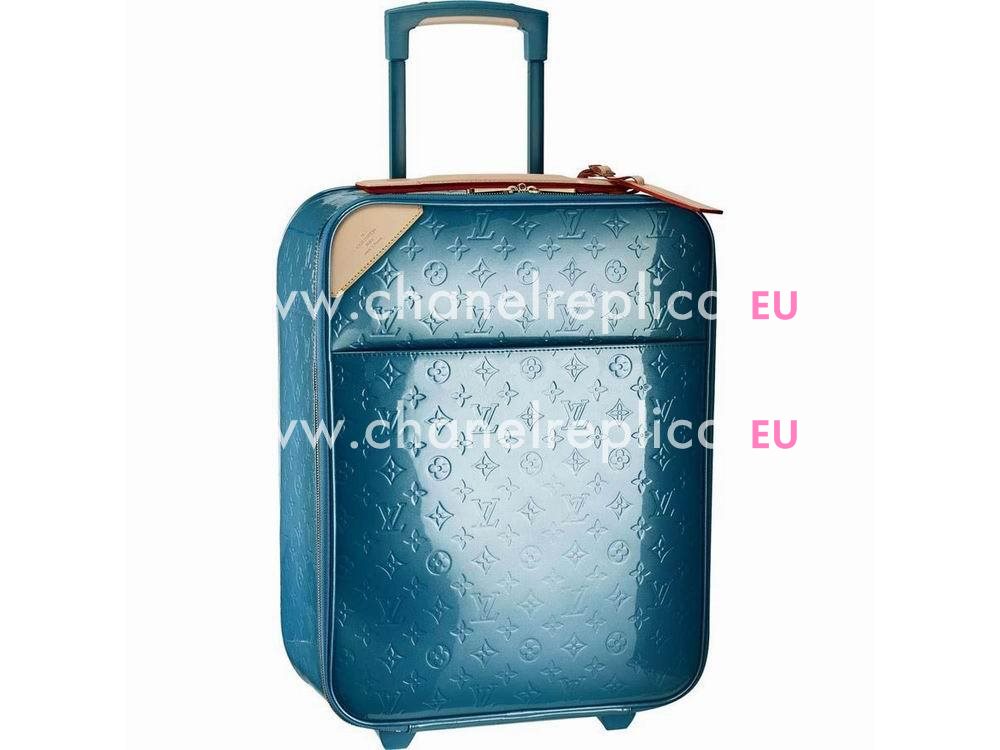 Louis Vuitton Monogram Vernis Pegase 50 suitcase (Luggage) BLEU GALACTIC M93716
