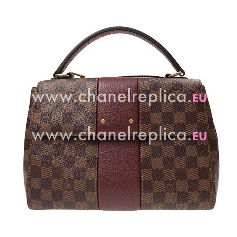 Louis Vuitton Bond Street Damier Ebene Taurillom Leather Bag N64416