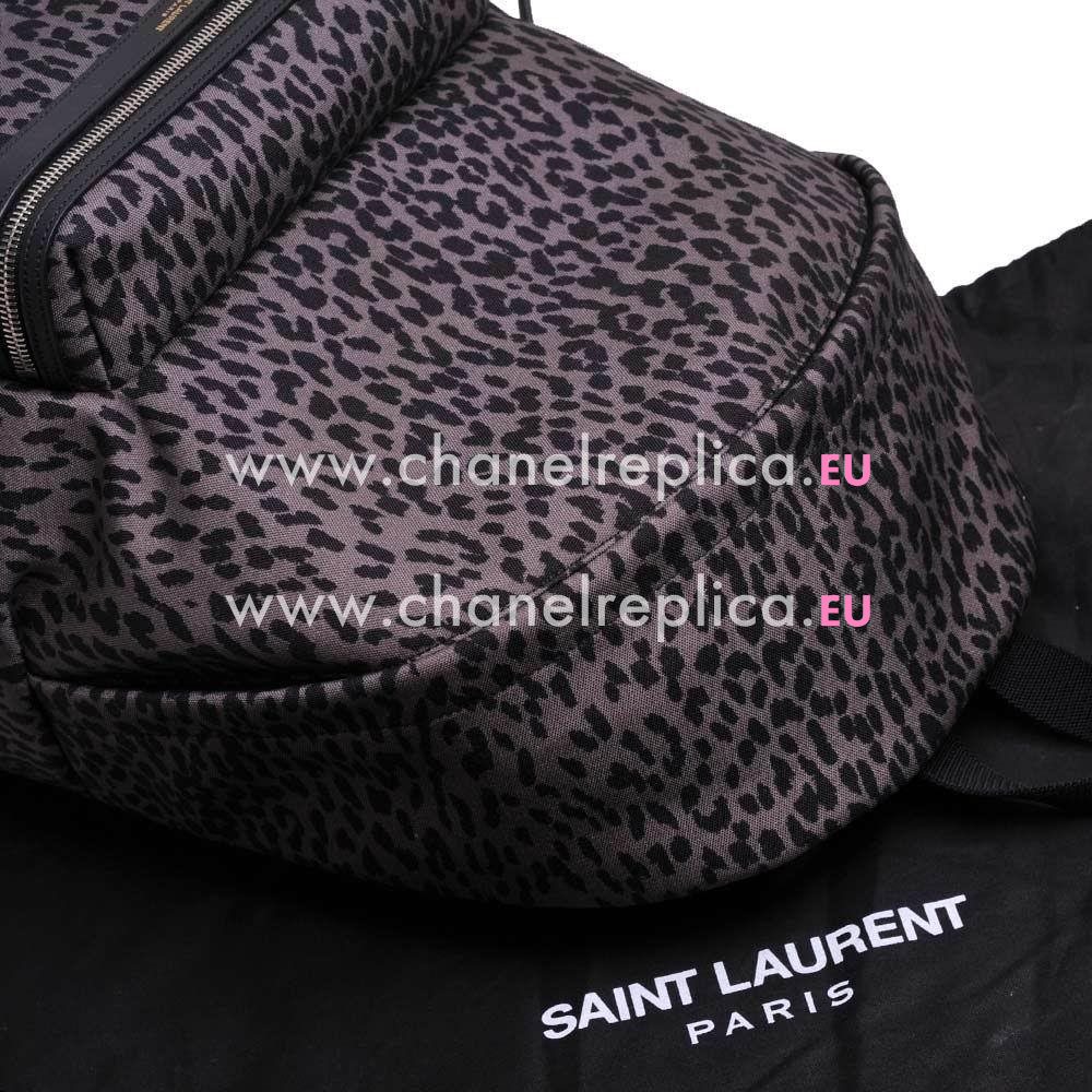 YSL Saint Laurent Hunting Line Calfskin Backpack Gray Y6120203