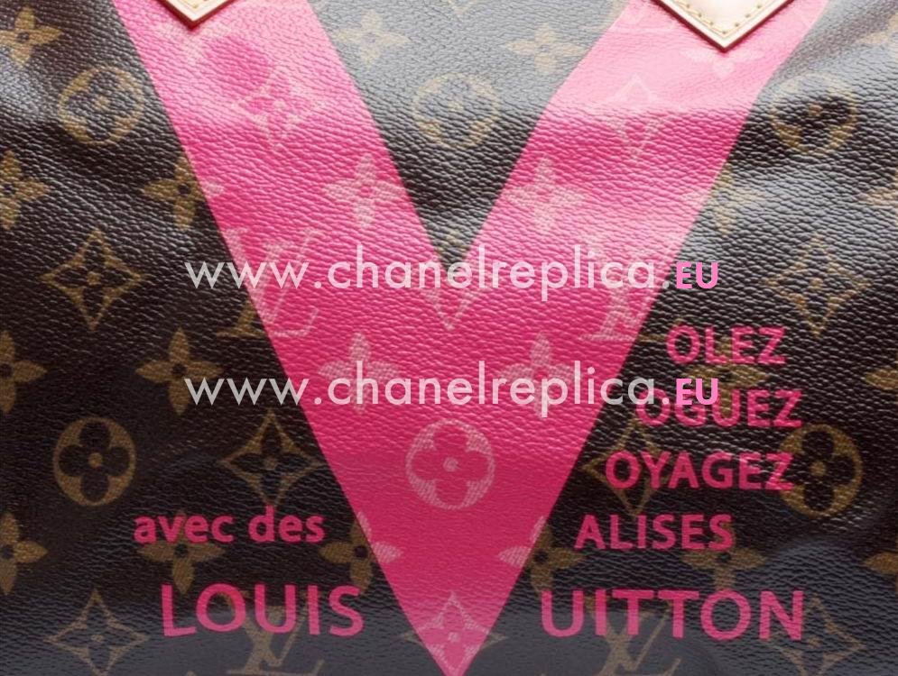 Louis Vuitton Monogram V Canvas Speedy 30 Bag M41533