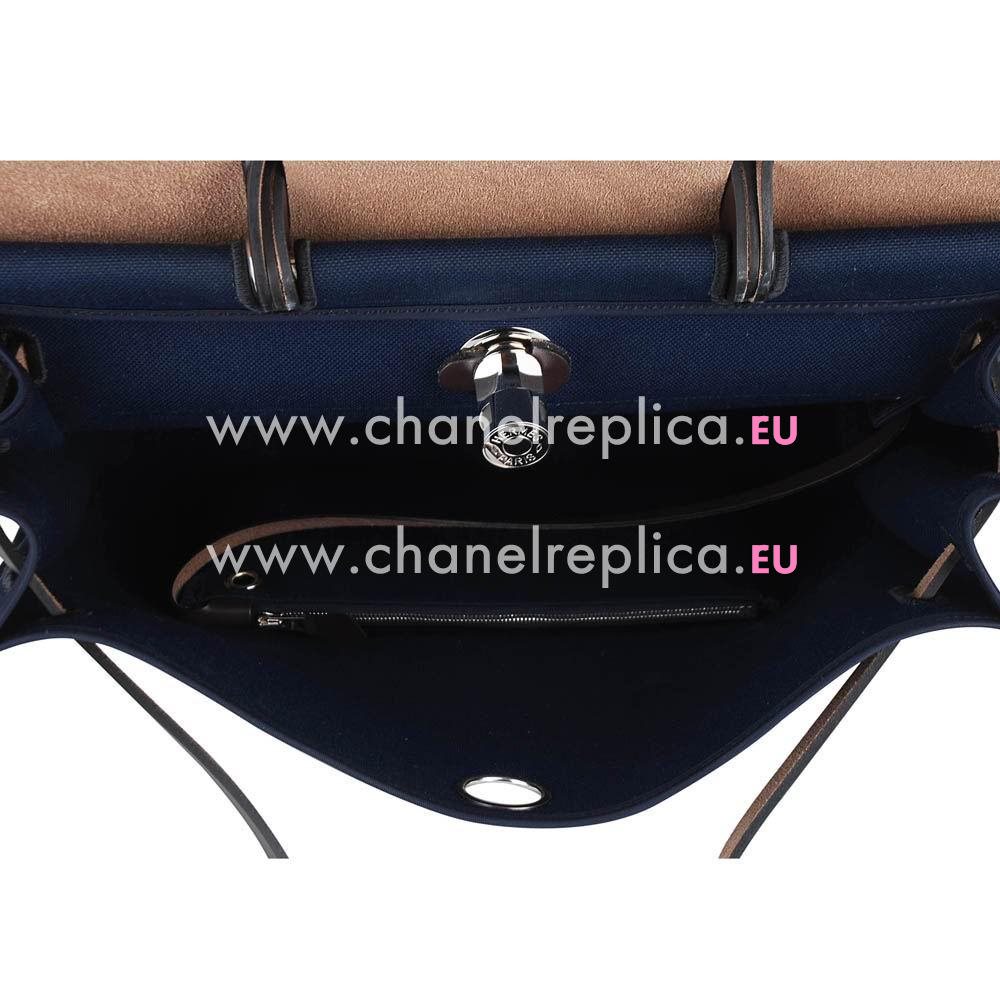 Hermes Classic 40 Calfskin Handle/Shoulder-Bag Navy Blue H7010401