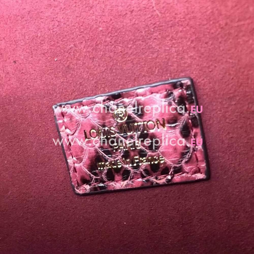 Louis Vuitton Victoire Monogram Canvas Python Bag N93015