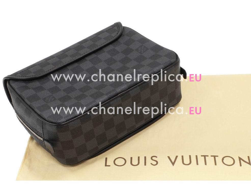 LOUIS VUITTON DAMIER GRAPHITE CANVAS HANGING TOILETRY KIT N41419