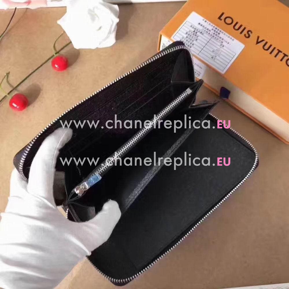 Louis Vuitton Supreme Epi Leather Zippy Wallet Black M7072809