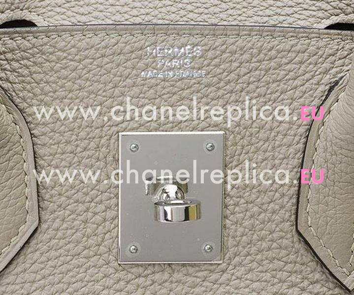 Hermes Birkin 30 Clemence Leather Elephant Grey(Silver) H1042EG