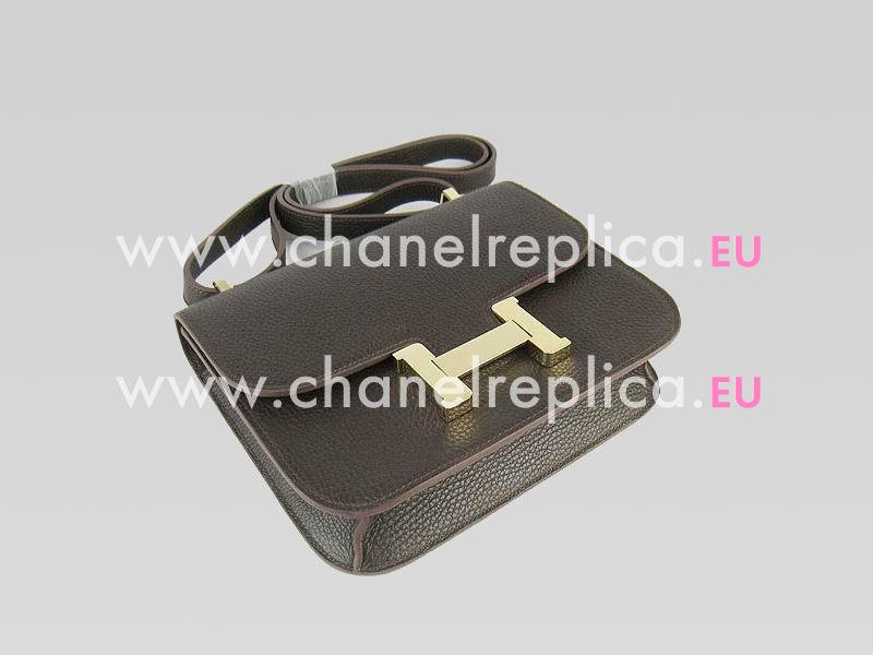 Hermes Constance Bag Micro Mini Deep Coffee(Gold) H1017DCG