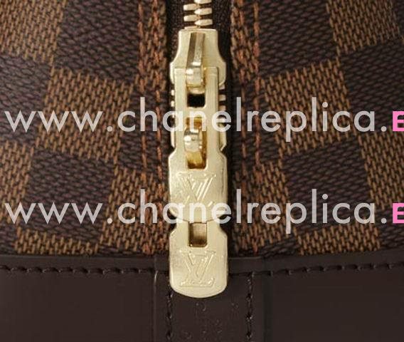 LOUIS VUITTON DAMIER EBENE CANVAS ALMA BAG N51131