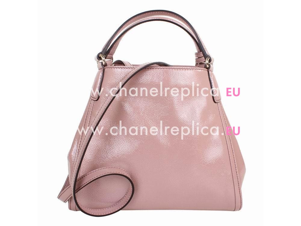 Gucci Soho GG Calfskin Patent Leather Bag Pink G336751