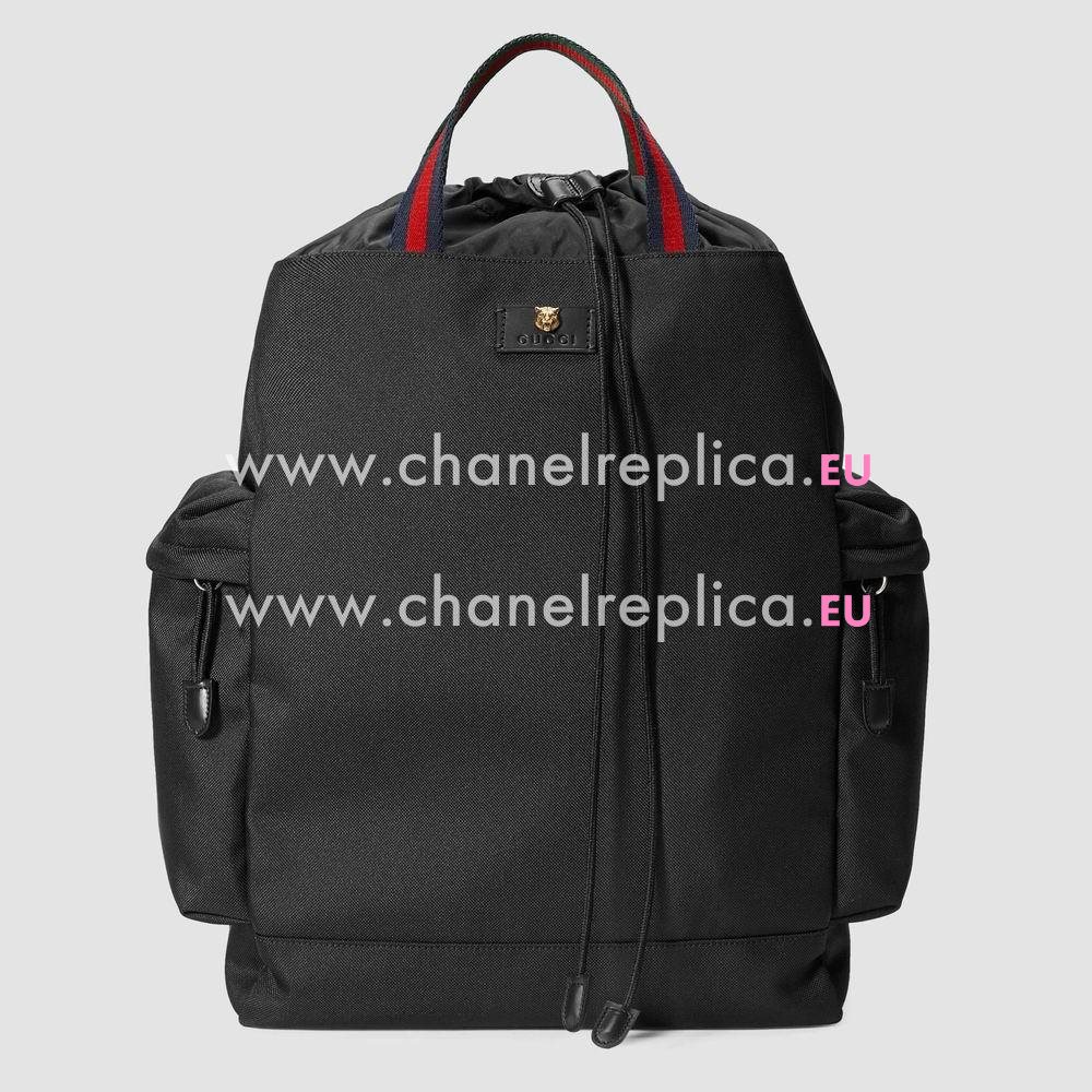 Gucci Techno canvas drawstring backpack 450979 K1NCX 8545