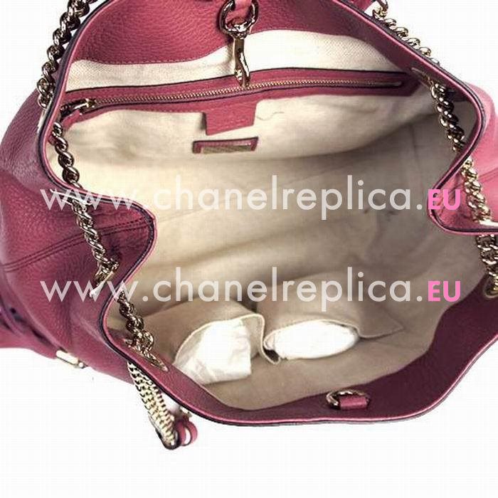 Gucci Soho GG Calfskin Bag Lavender Purple G5355288