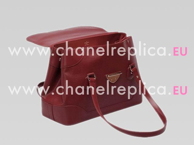 Louis Vuitton Epi Leather Rubis Handbag Bagatelle GM M4022M