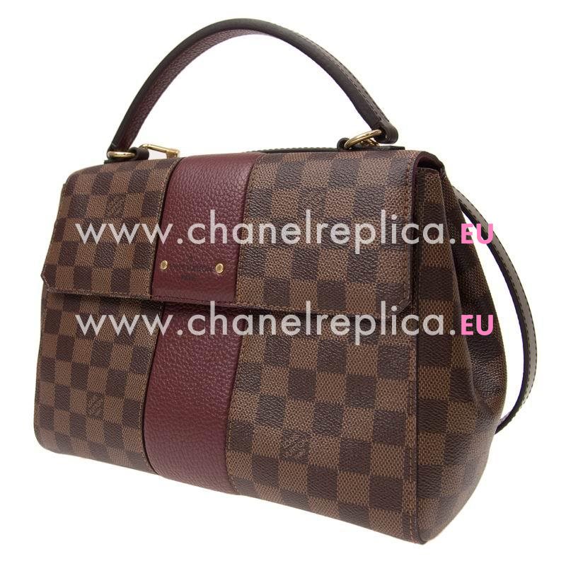 Louis Vuitton Bond Street Damier Ebene Taurillom Leather Bag N64416