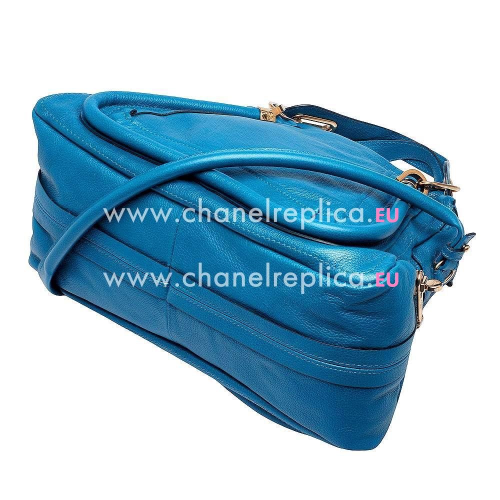 Chloe It Bag Party Caviar Calfskin Bag In Blue C5679909