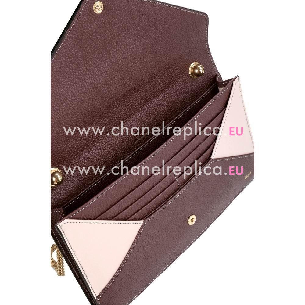 Chloe Patchwork Calfskin Goatskin Bag In Pink /Complexion C5818645