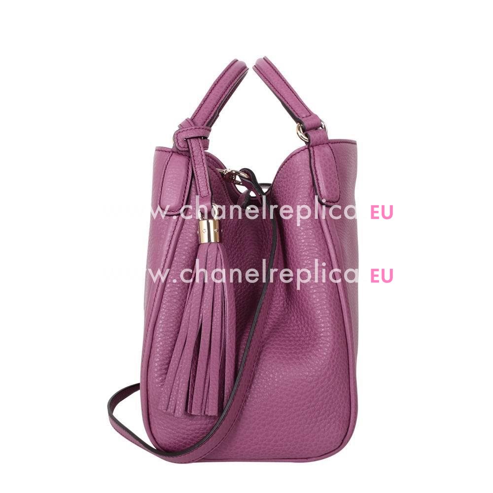 Gucci Soho GG Caviar Calfskin Bag Berry Perple G5594640