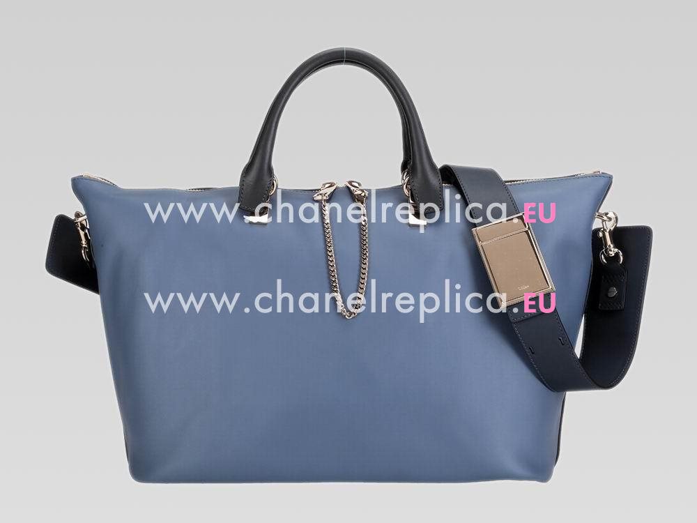 Chloe Baylee Calfskin Hand Bag In Blue C48983