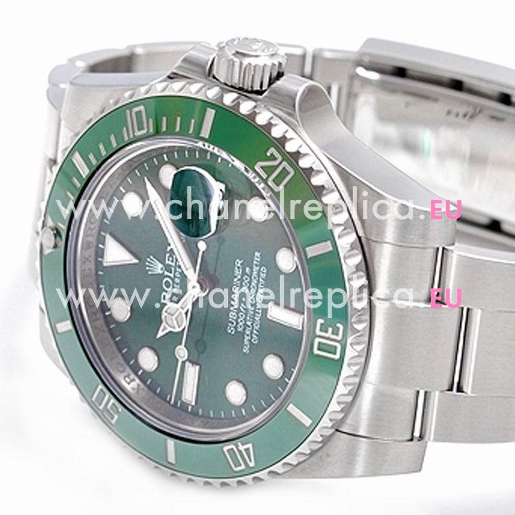 ROLEX Deepsea Submariner green watch 116010LV