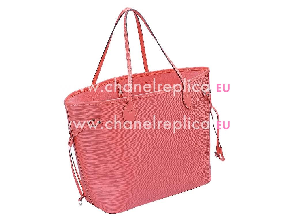 Louis Vuitton Epi Leather Neverfull MM Tote Bag Hot Pink M41093