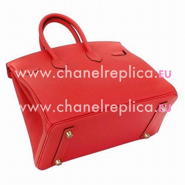 Hermes Birkin Togo 25cm Calfskin Handbag Peony H7052701