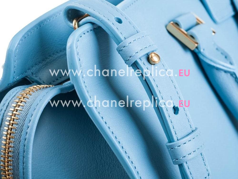 YSL Petit Cabas Chyc Y Calfskin Doctor Small Bag SkyBlue YSL311210