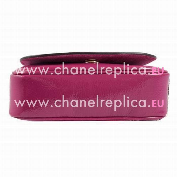 Gucci Soho Disco Calfskin Patent Leather Bag In Peach Red G5991756
