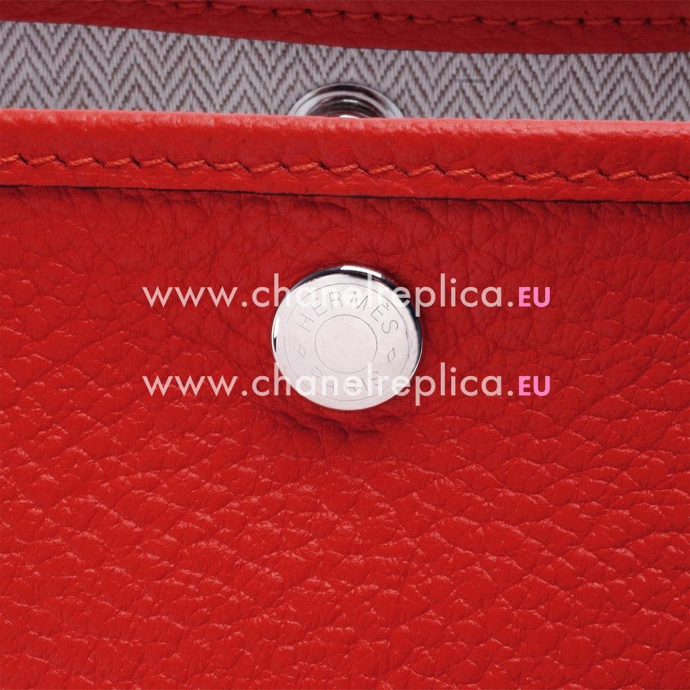 Hermes Garden Party 36cm Dark Red Clemence Bag HGP1036DH
