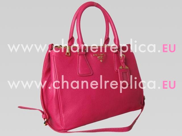 Prada Saffiano Lux Calfskin Tote Bag in Pink(medium) PR242121