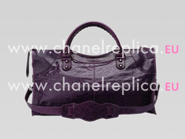 Balenciaga Part-Time Small Stud Bag Purple 168028PU