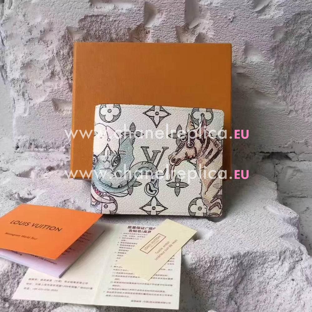 Louis Vuitton Multiple Monogram Canvas Wallet M62607