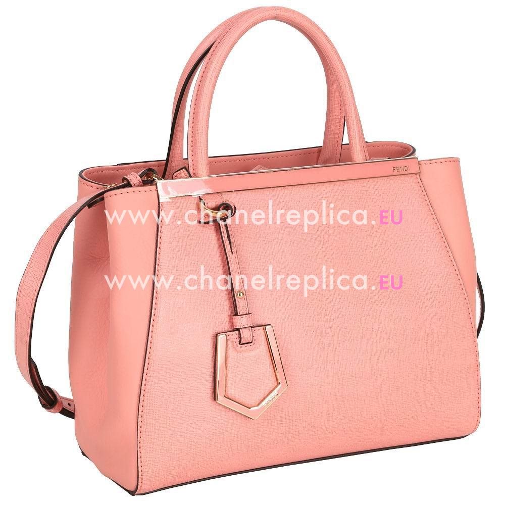 Fendi Petite 2Jours Cowhide Hand/shouldbag Pink F1548678