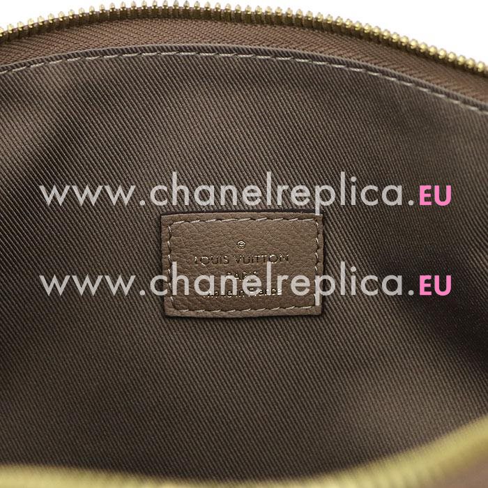 Louis Vuitton Monogram Empreinte Leather Ponthieu PM Taupe Glace M43743