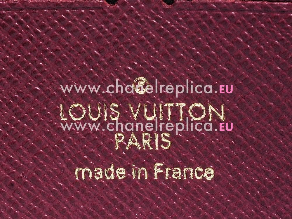 Louis Vuitton Monogram Canvas Zippy Wallet Totem Magenta M61349