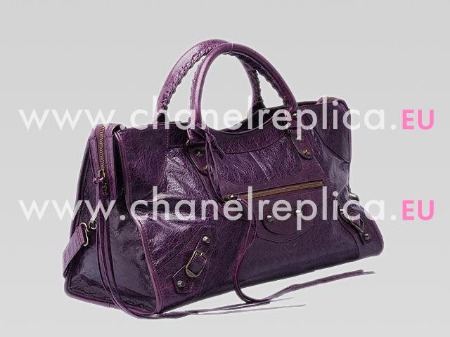 Balenciaga Part-Time Small Stud Bag Purple 168028PU