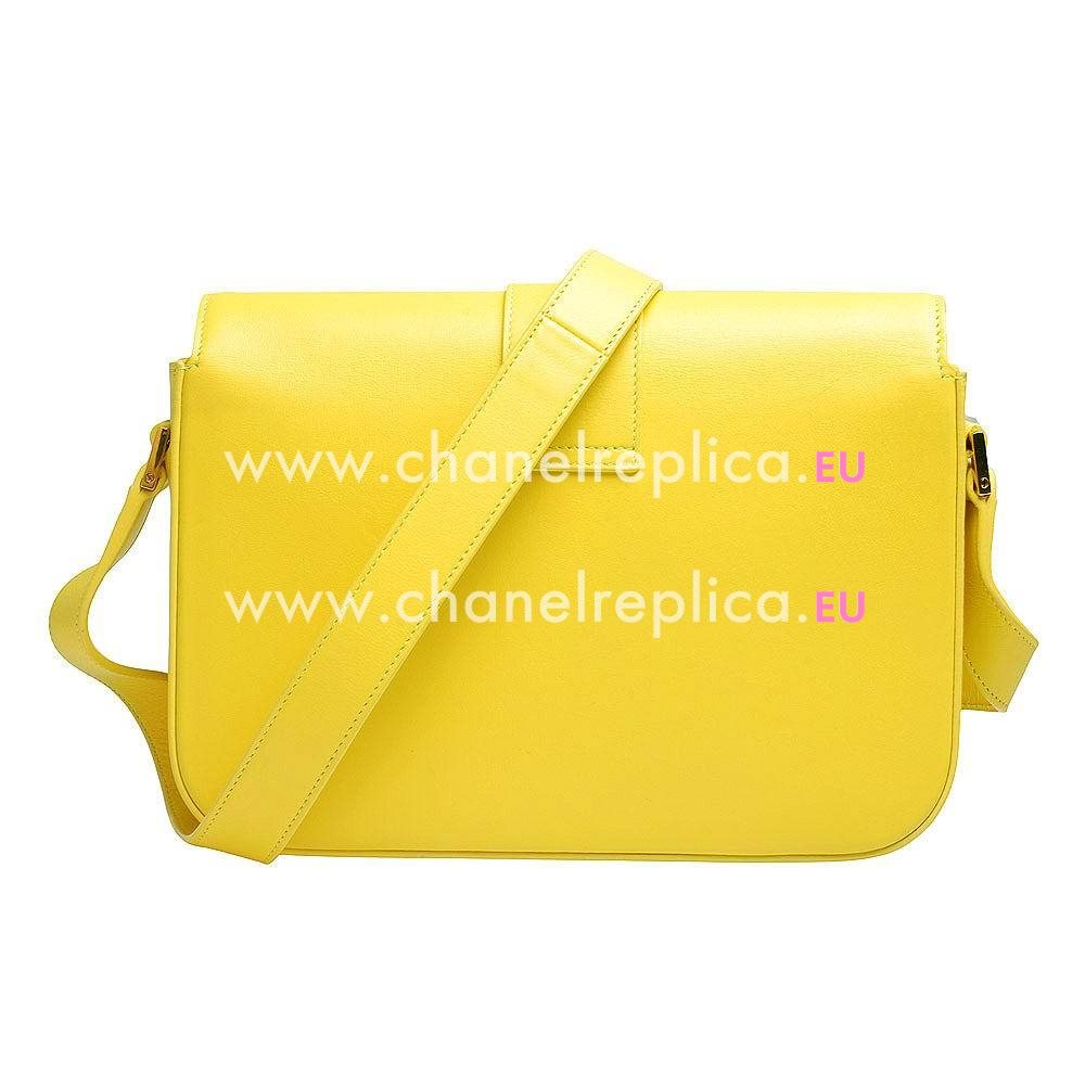 YSL CABAS PETIT Y Calfskin Bag In Yellow YSL5794232