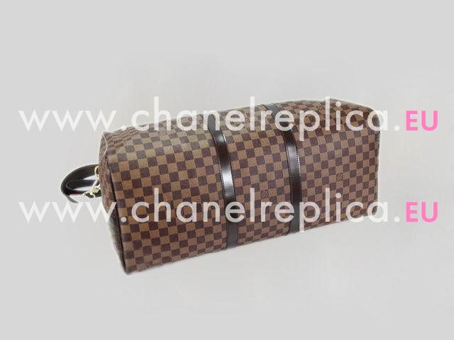 Louis Vuitton Damier Canvas Keepall 55 With Strap N41414