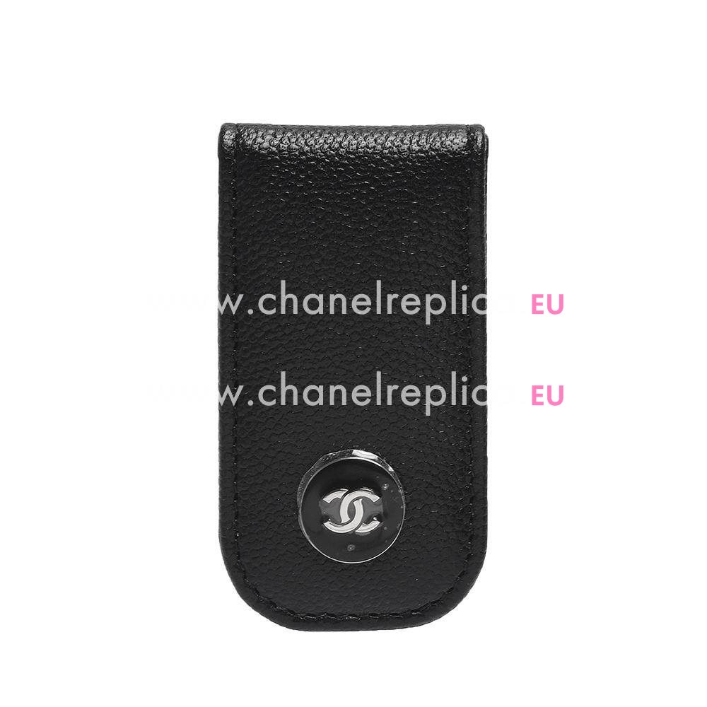 Chanel Classic CC Logo Caviar Calfskin Change Purse Black C6111103