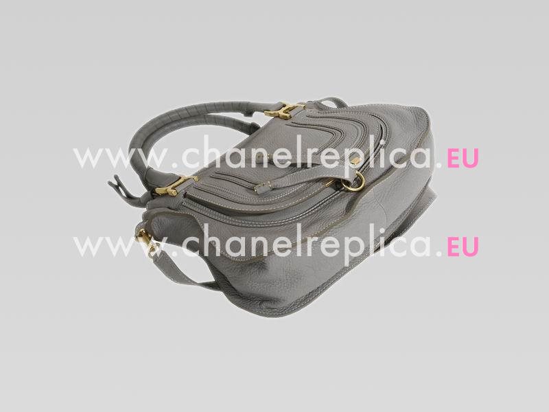 CHLOE Medium Marcie Double Handle Bag Cashmere Grey C456479