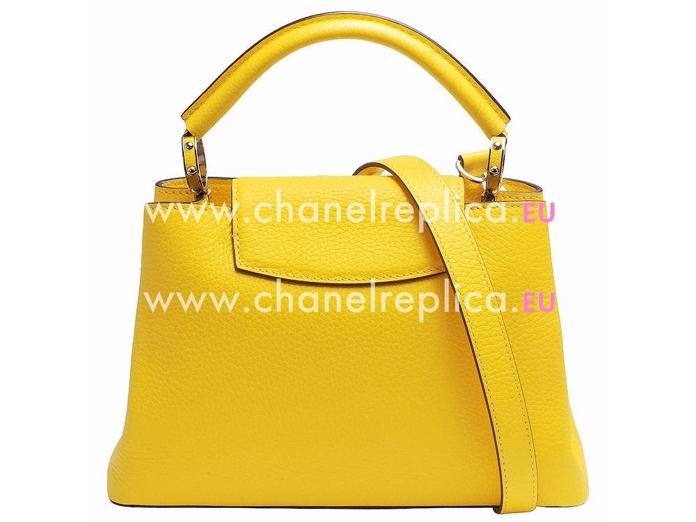 Louis Vuitton Taurillon Capucines BB Bag Yellow M94677