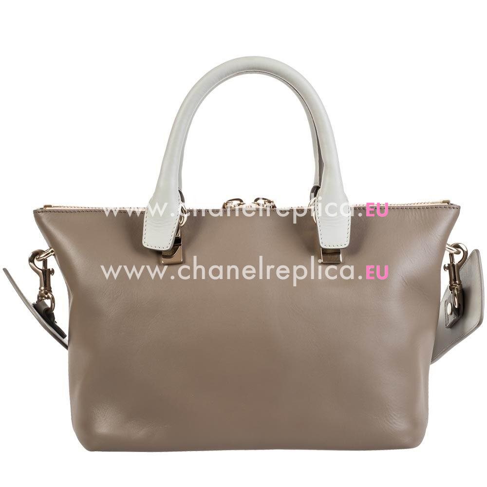 Chloe Bayle Calfskin Hand Bag In Brown C5255434