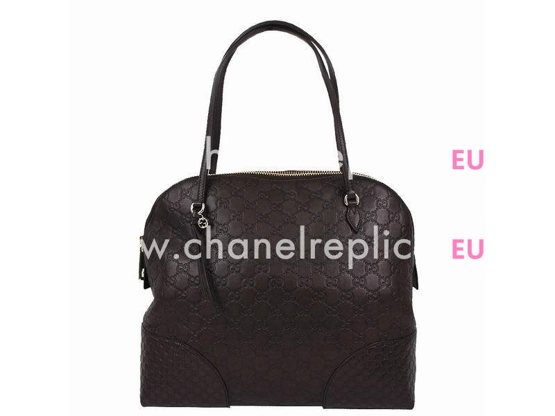 Gucci Emily Guccissima Calfskin Bag In Dark Coffee G5178168