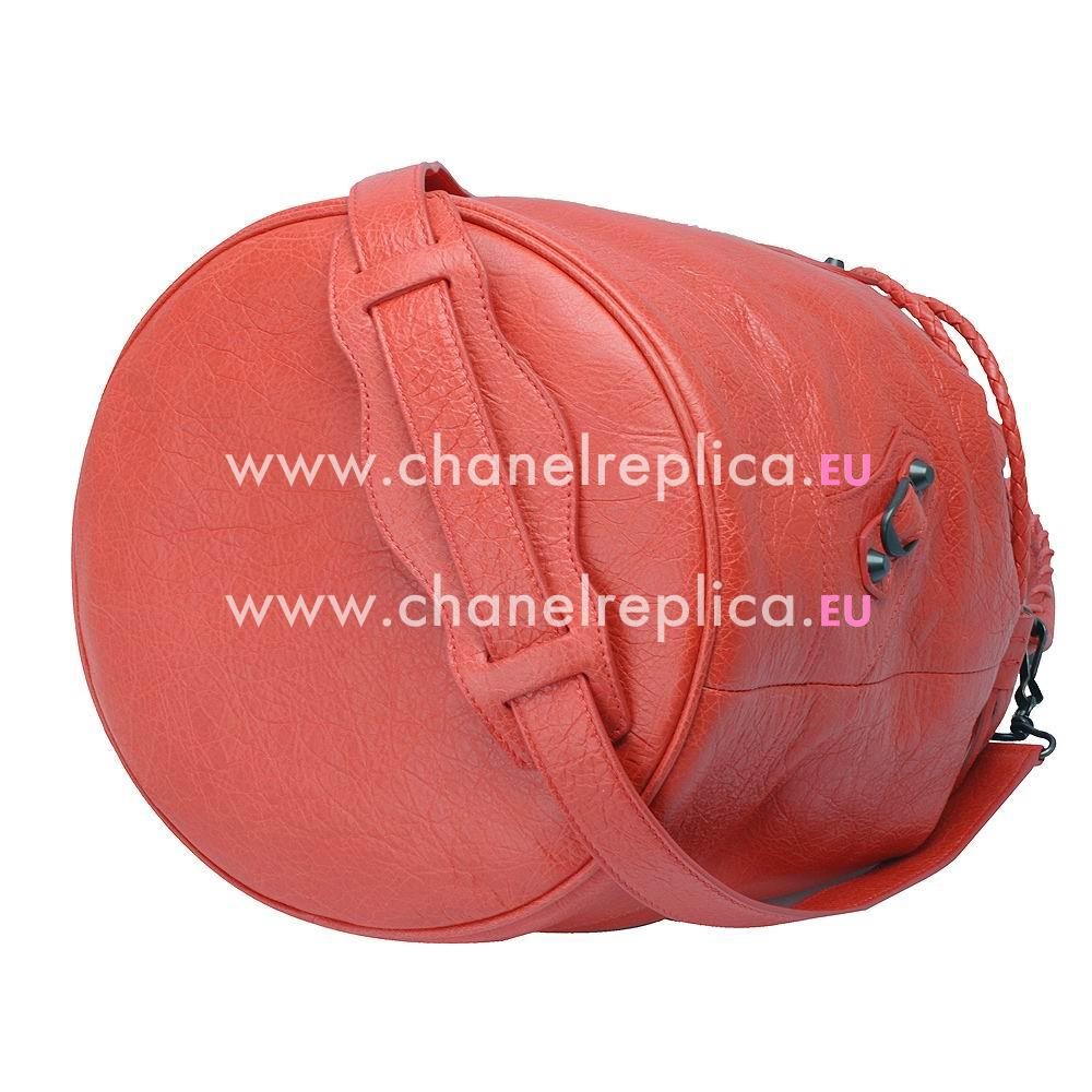 Balenciage Lambskin Aged Brass hardware Bag Coral B570416