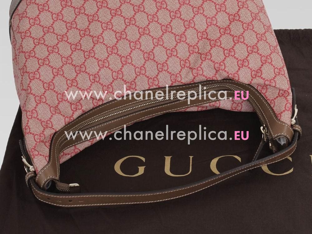 Gucci Waterproof PVC Shoulder Bag(Red bottom & Coffe side) GU455530