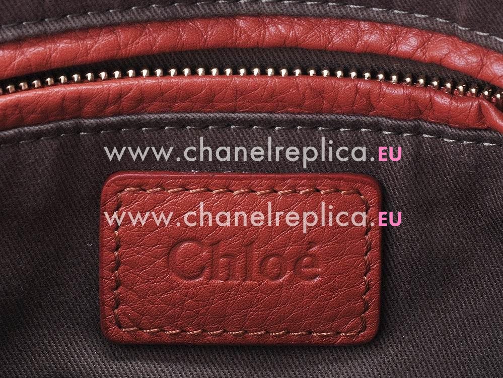 CHLOE Medium Marcie Double Handle Bag Maple-leaf Red C471529