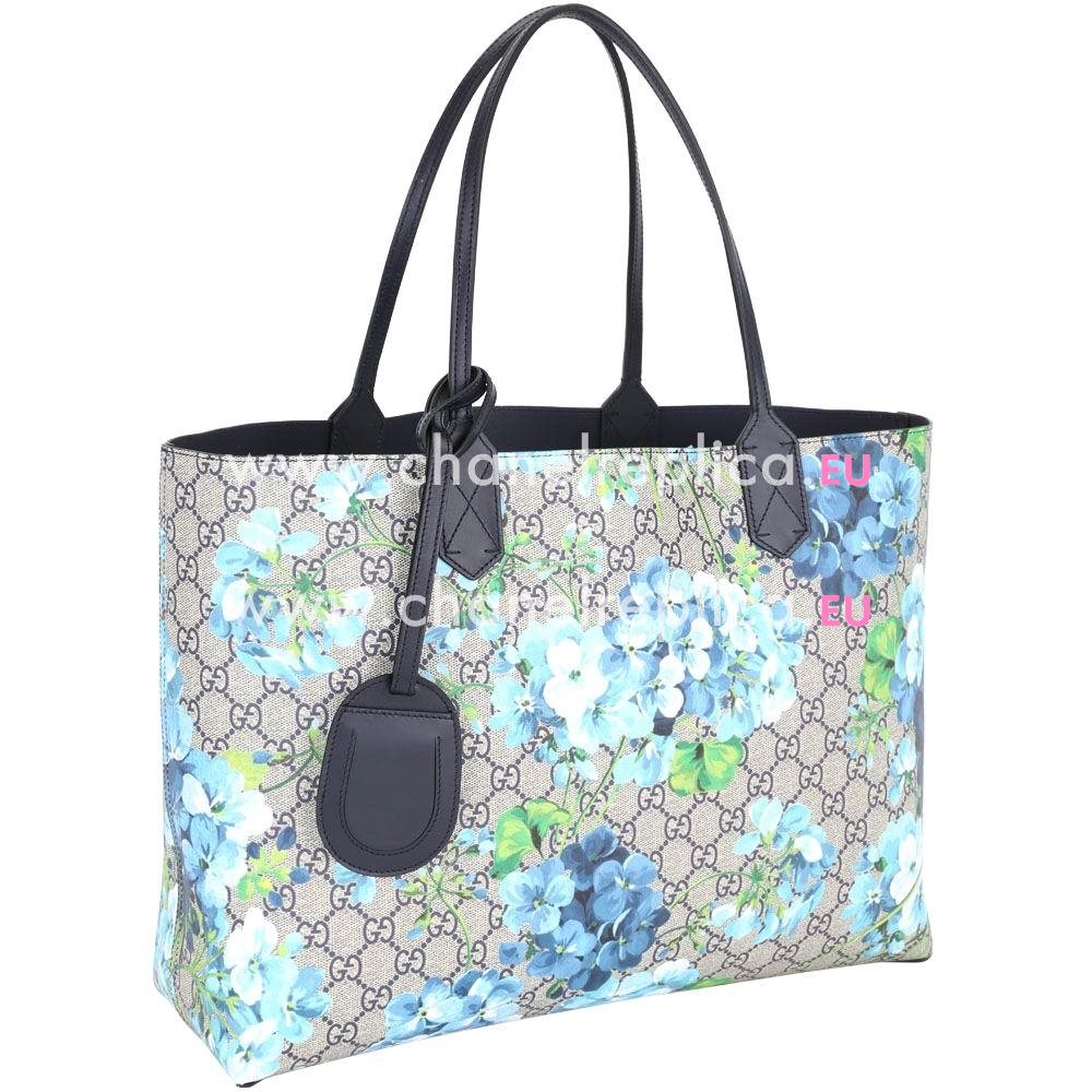 Gucci Blooms GG Suoreme Calfskin Tote Bag In Black G7040802