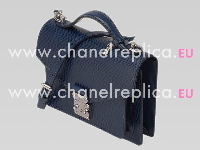 Louis Vuitton 2013 Epi Leather Monceau BB Bag Blue M40785