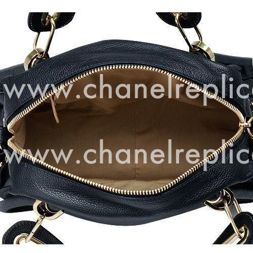 Chloe It Bag Party Caviar Calfskin Bag In Navy blue C5212053