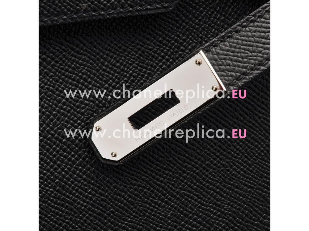 Hermes Birkin 35 Epsom Leather Jet Black Palladium Hand Sew H1035BSS